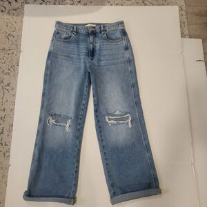 Pac Sun ladies "baggy jean" sz. 28. Retro, grunge funky distressed hipster